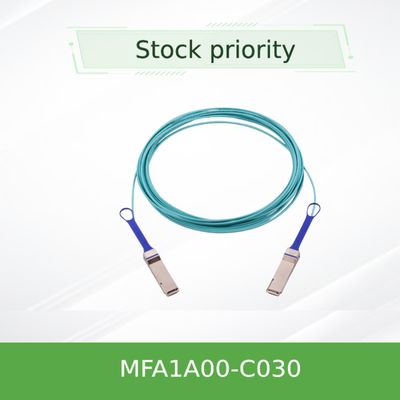 AOC ottico attivo Mellanox 100GbE cabla MFA1A00-C030 QSFP LSZH 30m