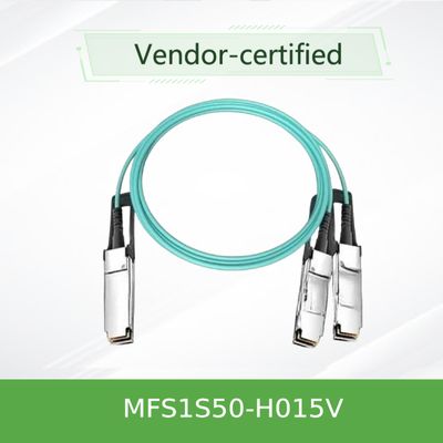 Cavo AOC 100g MFS1S50-H015V VPI HDR & ETH 15m del separatore dell'OEM Mellanox