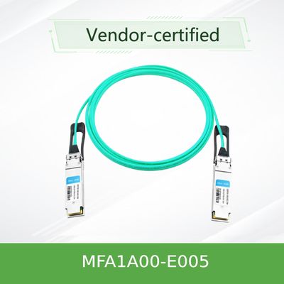 MFA1A00-E005 cavo ottico attivo InfiniBand EDR fino al cavo di 100Gb/S QSFP LSZH 5m Mellanox AOC