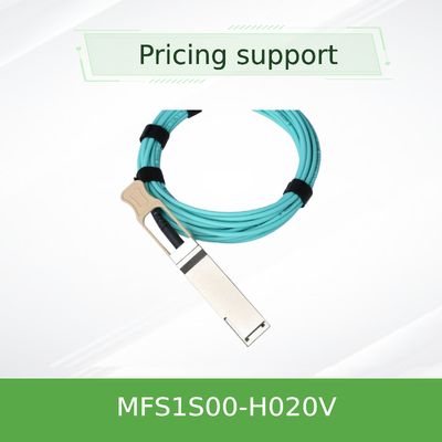 Il cavo MFS1S00-H020V di IB 200G 20M QSFP56 Mellanox AOC collega i server