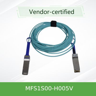 Cavo a fibre ottiche attivo di MFS1S00-H005V Mellanox IB 5 metri di cavo del mellanox AOC