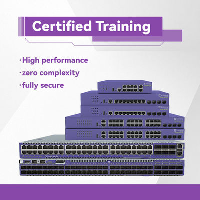 24ports commutatore estremo accatastabile X460-G2-24t-GE4-Base 216Gbps della rete AVB