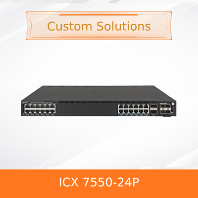 Interruttore di rete RUCKUS ICX 7550-24P Enterprise Stackable Switch