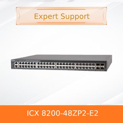 Switch Ruckus Icx 8200-48zp2-E2 avanzato con alimentatore da 150W