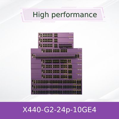10GE4 Scalable AVB Extreme Networks X440 Switch G2 24T X440-G2-24p-10GE4 nuovo e originale