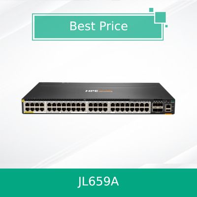 Hpe Aruba Networking Cx 6300m 48-Port Hpe Smart Rate 1/2.5/5gbe Poe e 4-Port SFP56 Switch (JL659A)