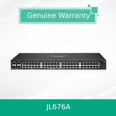 Switch gestito Hpe Aruba Cx 6100 48g con porte SFP+ (JL676A) Nuovo e originale