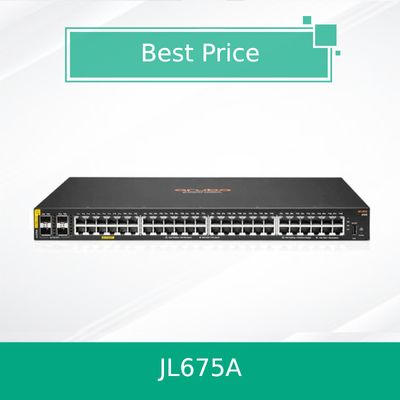 Switch Hpe Aruba Networking Cx 6100 48g Class4 Poe 4SFP+ 370W (JL675A) Nuovo e originale