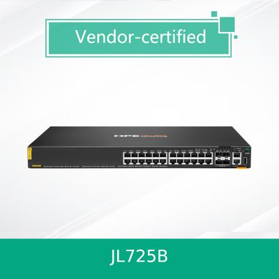 Prodotti originali al 100% Hpe Aruba Networking Cx 6200f 24G Class-4 Poe 4SFP+ 370W Switch (JL725B)