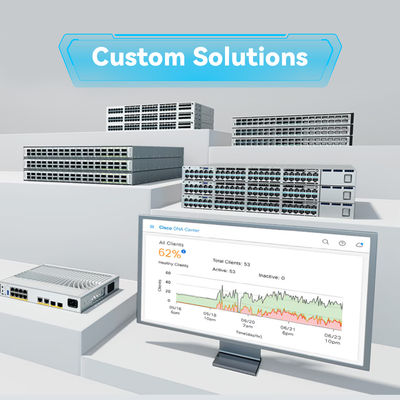 Original C9200-24p-E 9200 Layer 2 Ethernet 24 Port Poe Network Switch con funzione Qos