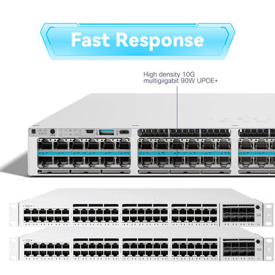 C9200L-48p-4G-E Network Switch Nuovo e originale 9200L 48-Port Poe 4 1g SFP Uplink Switch