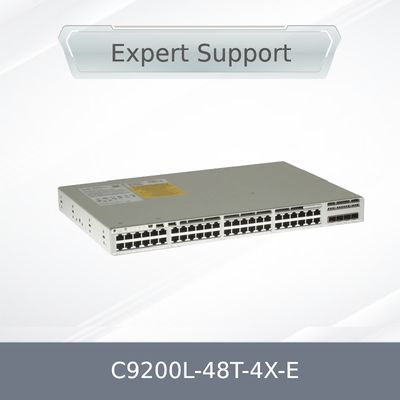 Nuovo Switch di rete Originale C9200L-48t-4X-E, L3, Gestito, 48 X 10/100/1000 + 4 X 10 Gigabit SFP+ (uplink)