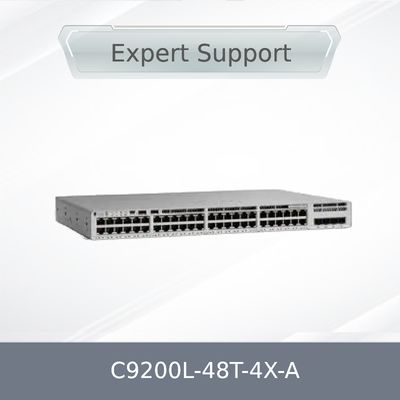 Nuovo di zecca Switch di rete originale Cisco Serie C9200 48 porte C9200L-48t-4X-a Switch Uplink Data SFP in stock