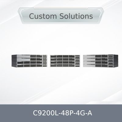 Cisco Nuovo Originale C9200L-48p-4G-a 9200L 48 Porte 10/100/1000 Poe+ 4X1g Uplink Switch Network Advantage C9200L-48p-4G-a
