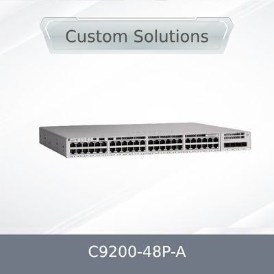 Switch di rete Cisco C9200-48p-a Serie C9200 a 48 porte PoE+ di alta qualità, Advantage