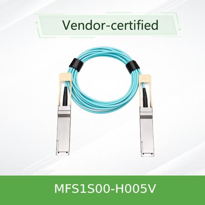 NVIDIA MFS1S00-H005V 200Gb/s QSFP56 Active Optical Cable - 5m AOC per HDR InfiniBand e 200GbE