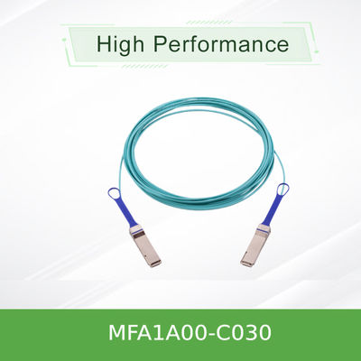 NVIDIA MFA1A00-C030 QSFP28 Cable ottico attivo 100Gb/s AOC 30m Lunghezza 100GbE & InfiniBand EDR