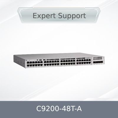 Cisco Catalyst 9200-48T-A Switch 48 porte dati Licenza Network Advantage Enterprise Gigabit Ethernet