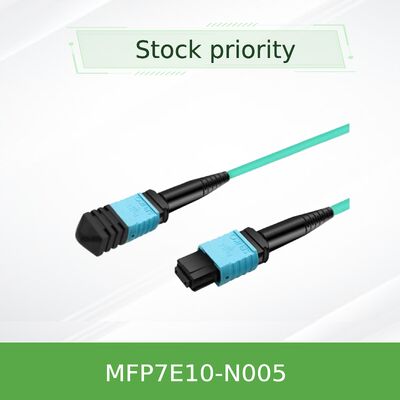NVIDIA mellanox MFP7E10-N005 50m MPO-12/APC Multimode Fiber Cable.
