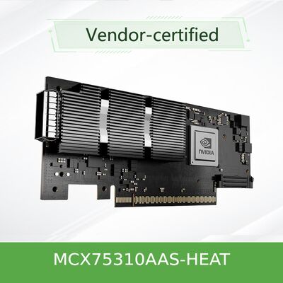 ConnectX‐7 MCX75310AAS‐HEAT 400G NDR Smart NIC   Inline Encryption & PCIe Gen5