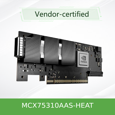 Adattatore InfiniBand NVIDIA MCX75310AAS-HEAT ConnectX-7 200Gb/s PCIe 5.0 x16 OSFP