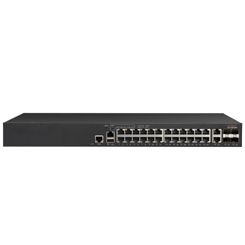 commutatore di rete di putiferio di 24P 4X1G ICX7150 10/100/1000Mbps RJ-45 PoE 370W
