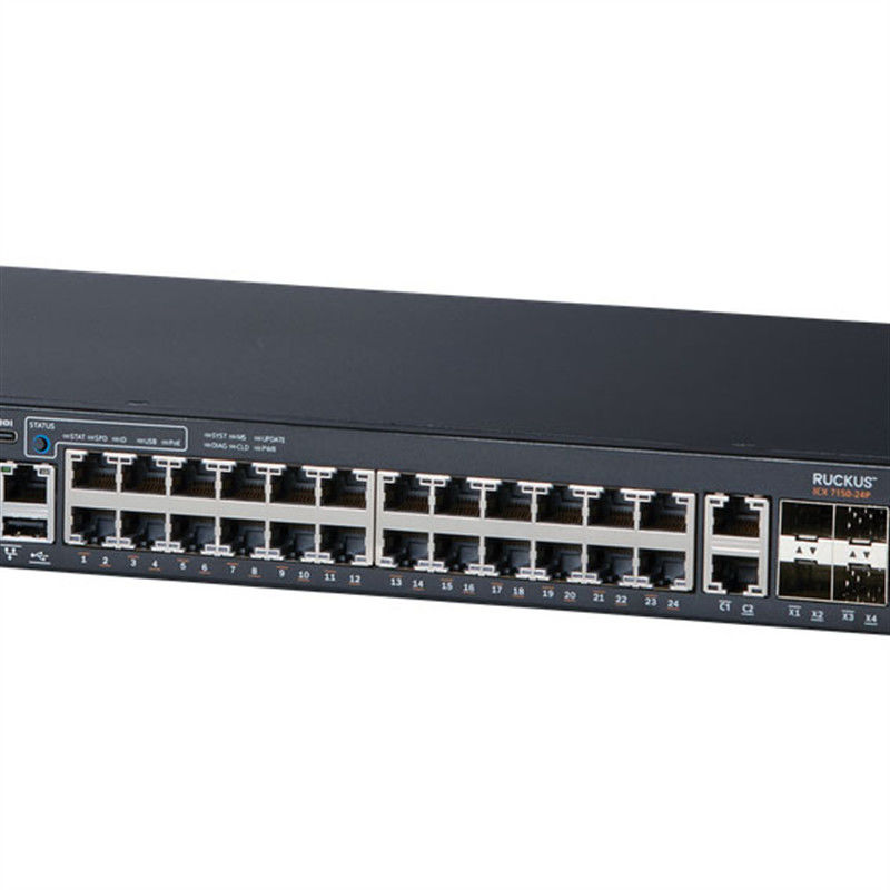 commutatore di rete di putiferio di 24P 4X1G ICX7150 10/100/1000Mbps RJ-45 PoE 370W