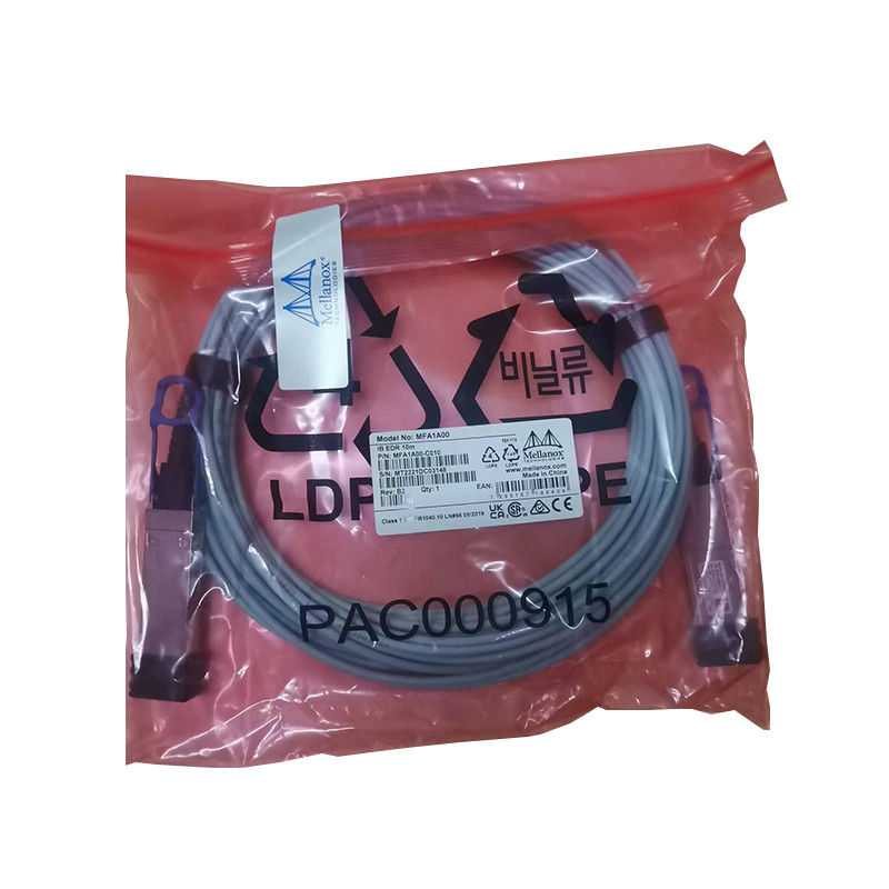 Cable QSFP Mellanox AOC basato su VCSEL MFA1A00-E030 IB EDR fino a 100Gb/S