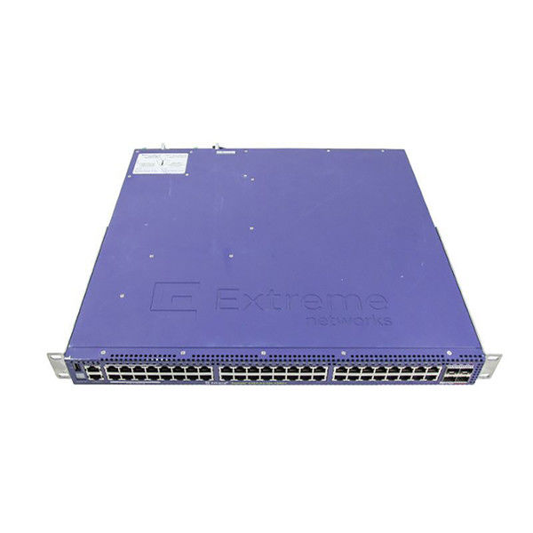 Il commutatore estremo X460 PoE+ di RJ45 48x consola i porti della base 48 del porto 10GE4