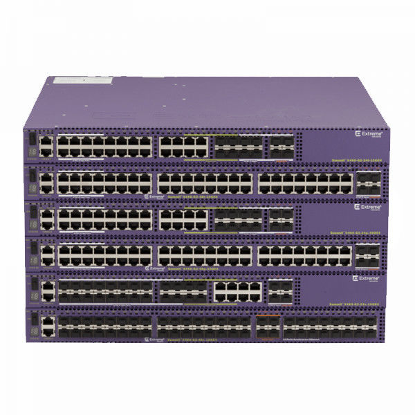 Il commutatore estremo X460 PoE+ di RJ45 48x consola i porti della base 48 del porto 10GE4