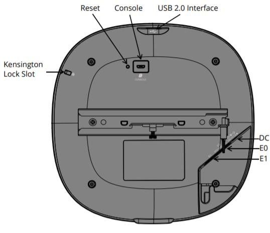 Si raddoppia la radio una città universitaria il AP 515 Aruba Wifi di 510 serie 6 antenne interne 802.11ax ha unificato il AP