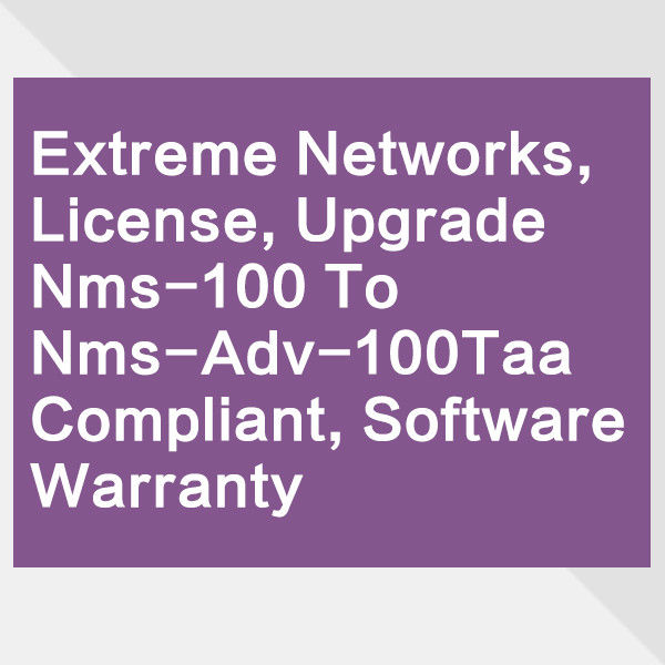 licenza switch di X690 Avb Extreme Networks 10gb Switch NMS 100 Controller Upgrade Nms ADV