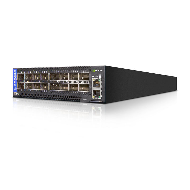2 brevi porti QSFP28 del commutatore MSN2100-CB2F 100GbE 1U 16 di Mellanox SN2000 di profondità del centro 2 gruppi di alimentazione X86 di CA