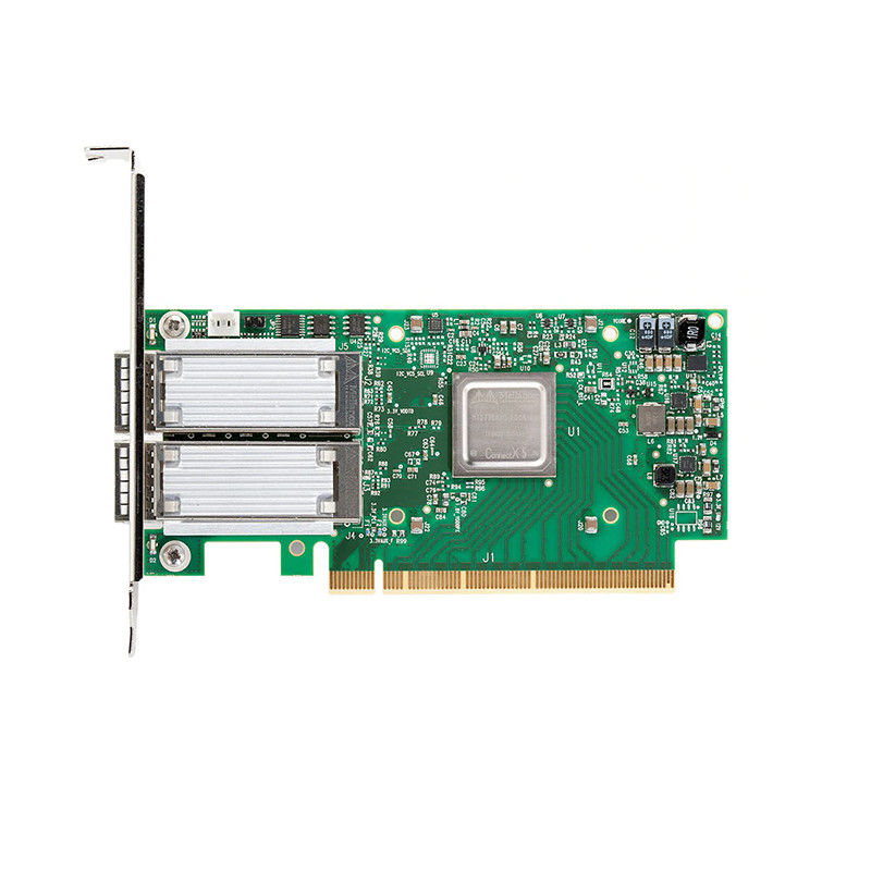 doppia porta QSFP28 PCIe3.0x16 di 100GbE NIC Mellanox Network Card MCX516A-CCAT