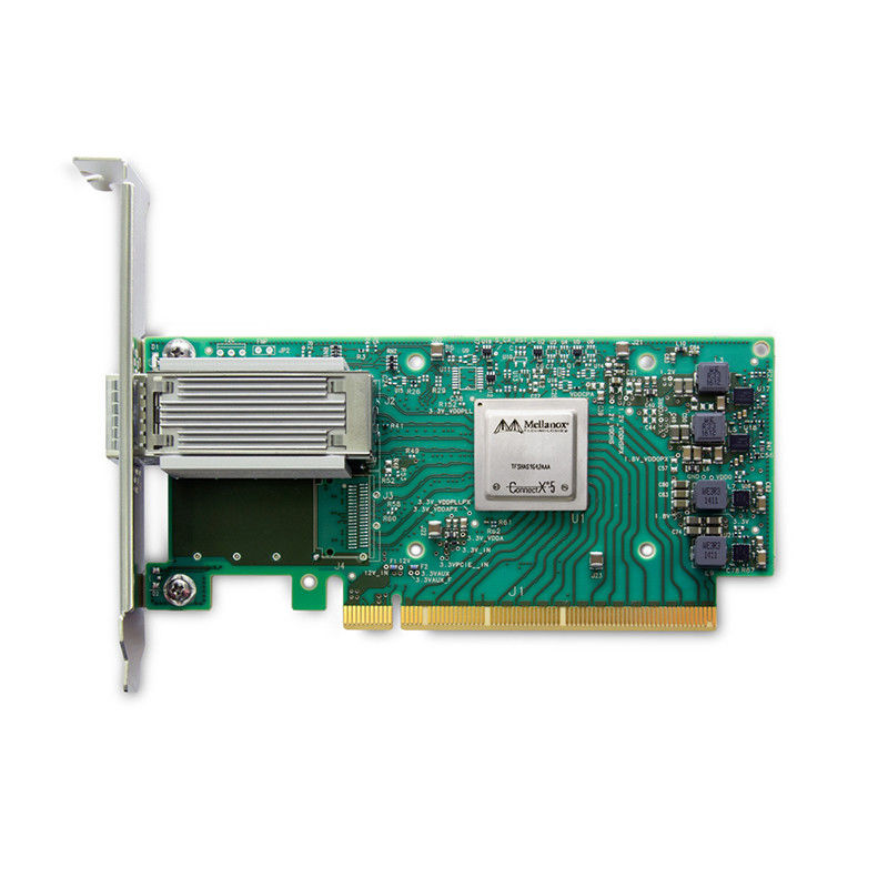 en 10 dell'adattatore MCX515A-CCAT della scheda di rete di 100GbE InfiniBand Mellanox 25 40 50 velocità di Oe