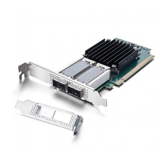 Ethernet Mellanox Nic Cards MCX416A-CCAT 100GbE QSFP28 dell'en di PCIe3.0 X16 ConnectX-4