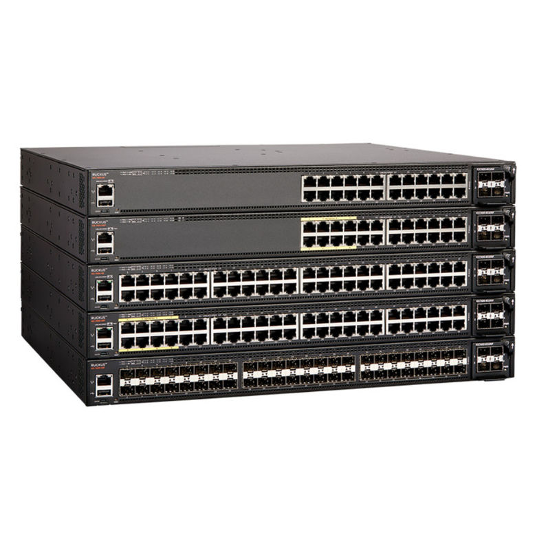 Commutatore 1500W 336 Gb/S 960 Gb/S di POE del porto di putiferio Icx7450 24 della rete