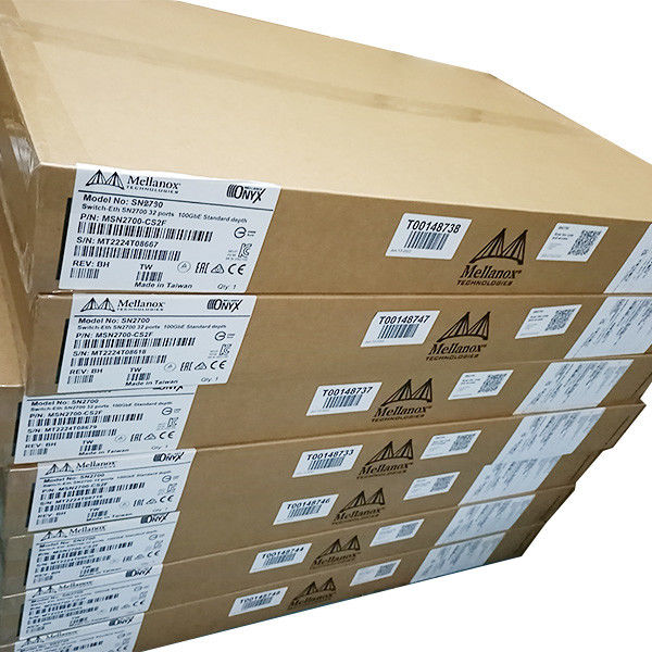 MQM9790-NS2F InfiniBand Mellanox Switch di rete 64 porte 400 Gb/S 32 porte OSFP non gestite