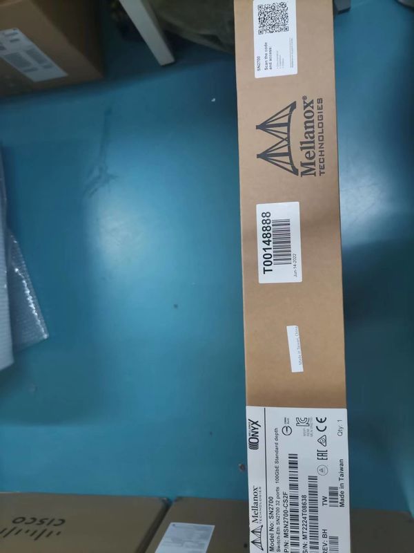 Lo spettro del commutatore di rete di MSN2700-CS2F Mellanox ha basato il commutatore aperto di Ethernet di 25GbE/100GbE 1U