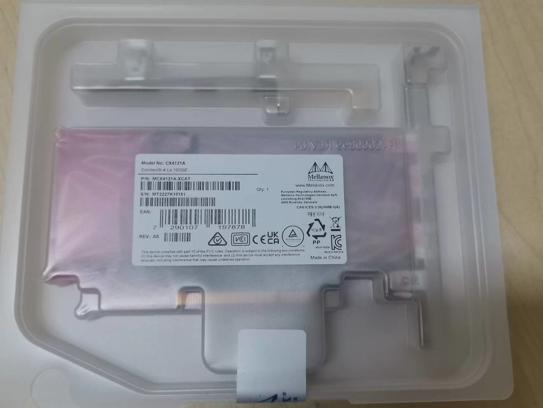 Doppia porta SFP28 PCIe3.0 X8 della scheda di rete 10GbE dell'en Mellanox di MCX4121A-XCAT ConnectX-4 Lx