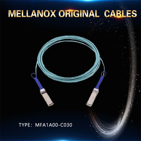 Cavo IB HDR della rete di MFS1S00-H030V Aoc fino a 200Gb/S QSFP56 30m 200GBase-AOC QSFP56 a QSFP56