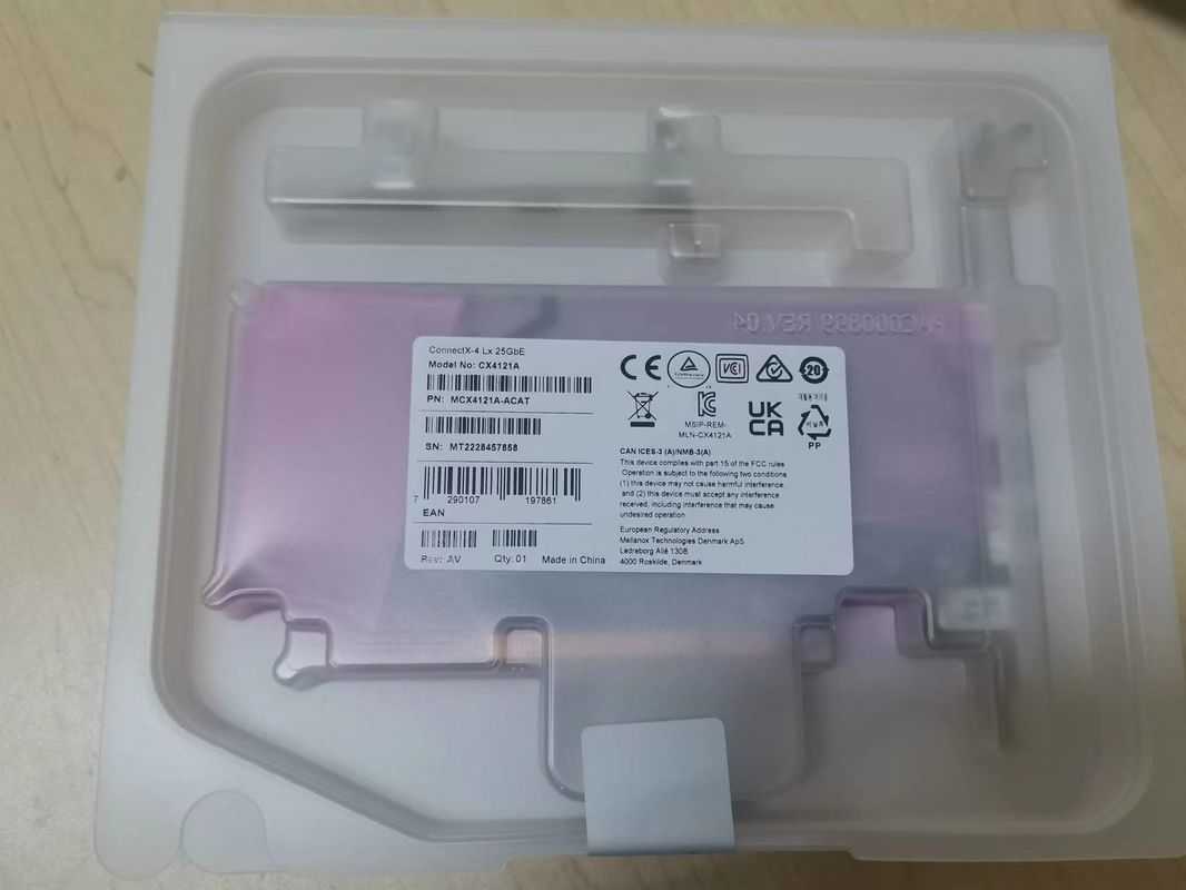 Carta di interfaccia di rete della doppia porta SFP28 PCIe3.0 X8 dell'en 25GbE di Mellanox ConnectX-4 Lx MCX4121A-ACAT