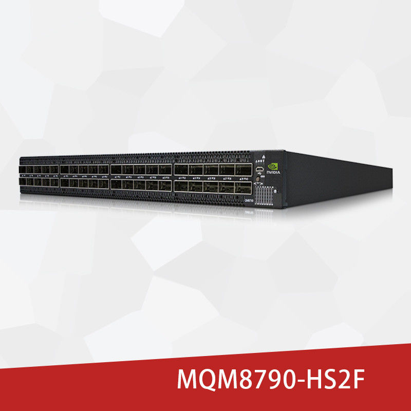 MQM8790-HS2F Mellanox Switch 40 Port Non Blocking HDR gestito esternamente 200Gb/S InfiniBand Smart