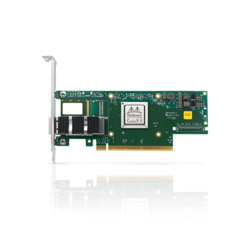 ConnectX 6 doppia porta adattatore Mellanox Card supportando 100Gb/S MCX653105A-ECAT