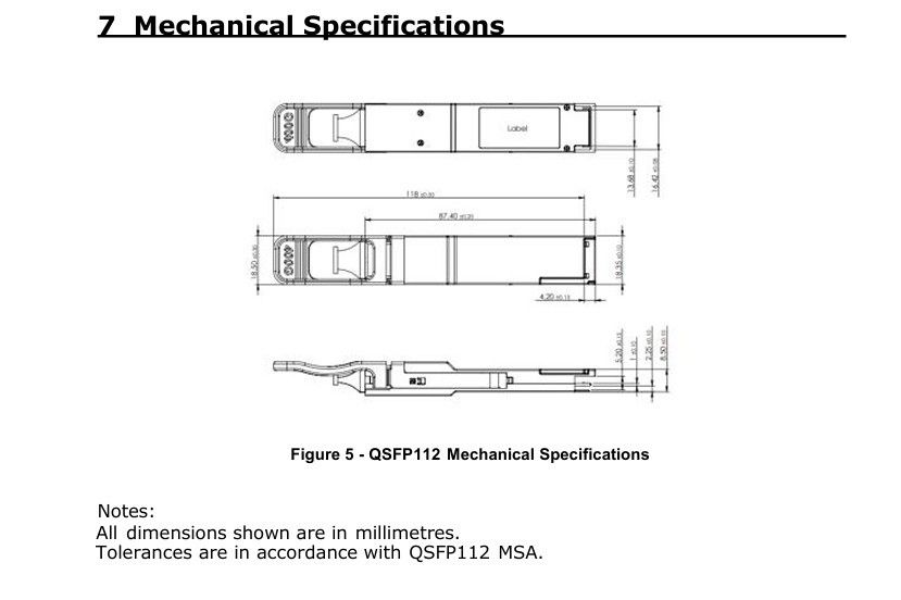 400G QSFP112 SR4 Hot-Plug Multimode Fiber Optic Transceiver 100m Interconnessione per data center e interconnessioni ottiche