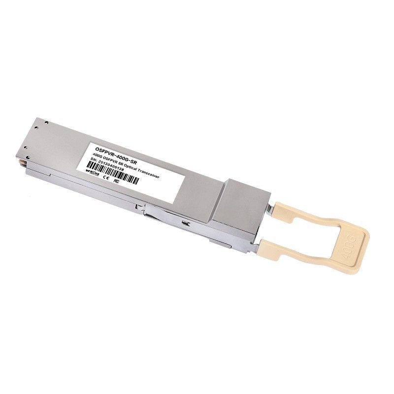 Larghezza di banda 400G Ethernet Network OSFP SR4 Multimode Fiber Transceiver Module con funzioni di diagnostica digitale Hot-Plug