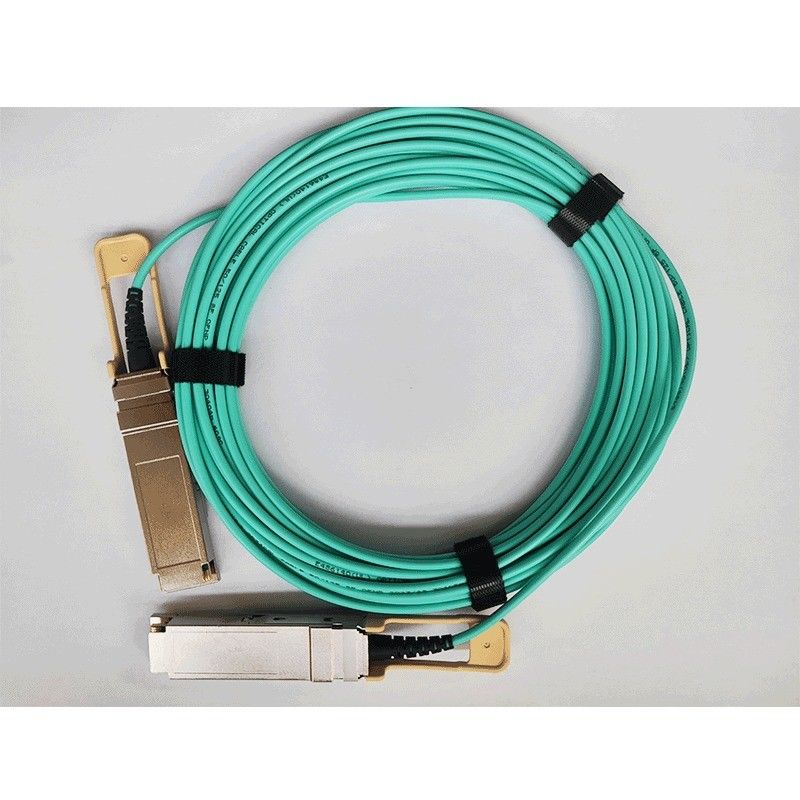Cavo ottico attivo 200G QSFP56 Trasmissione dati a velocità 26,56GBaud Compatibile con connettore OM3/OM4 Tipo connettore QSFP56