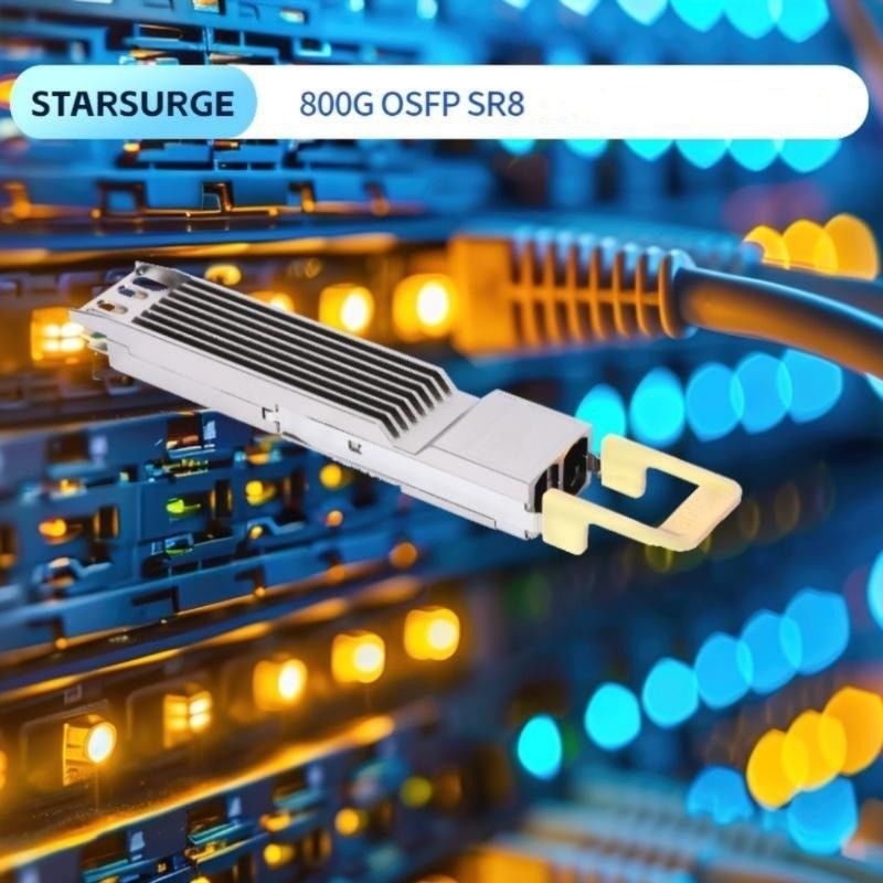 ≤ 17 W di potenza minima ricevibile 800G OSFP SR8 Transceiver per apparecchiature in fibra ottica NDR InfiniBand 8x100GbE