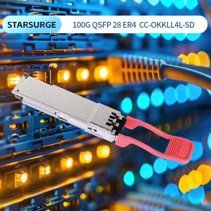 3.3V DC Power Source Computing Interconnect 100G QSFP28 BIDI SR Transceiver per il modulo ottico pluggabile a caldo del data center