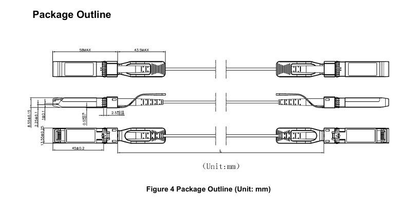OM3/OM4 Multimode Fiber 25G SFP28 AOC Active Optical Cable con gamma di frequenza di 850 nm e facile installazione plug-and-play